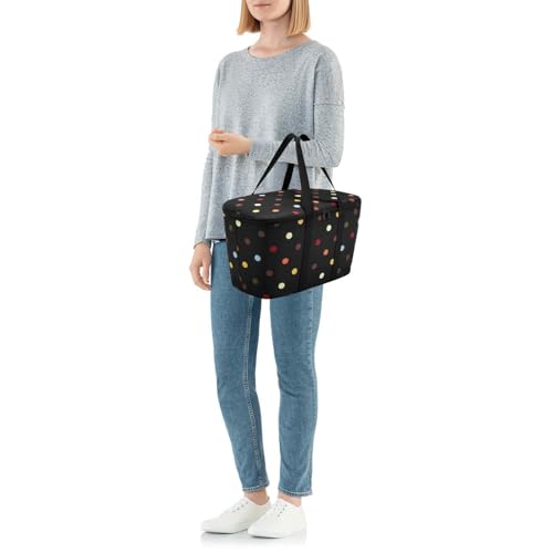 reisenthel coolerbag - Cooler Bag Made Polyester Fabric - Ideal for The Picnic, Shopping and on The Road - color: Dots