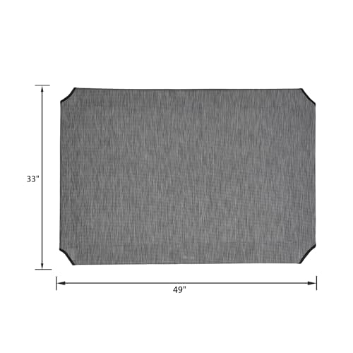 Veehoo Dog Bed Cover for CWC1803-XXL - color: Black Silver, size: 59.0"L x 37.5"W x 0.2"Th