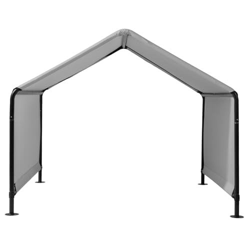 4x4 x3.3FT Weatherproof Dog Shade Shelter,Extra Large Dog House Outdoor with Upgraded Doors for Outside, UV Resistant Sun Rain Canopy Pet House for Large Dogs, Large Dog Tent Outdoor, Dark Grey