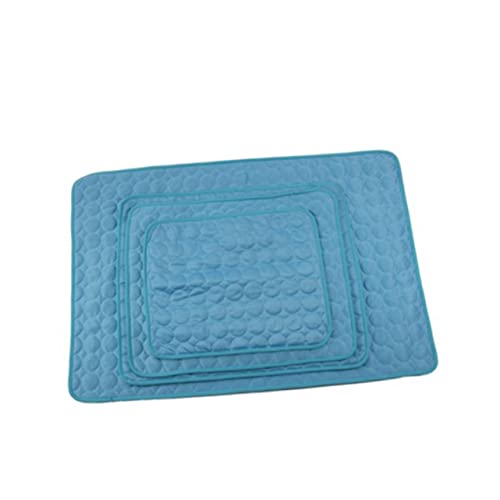 BESPORTBLE Pet Cooling Mat Comfortable Heat Dissipation Pad for Dogs and Cats Soft and Breathable Design for Cozy Rest for Home Use - size: 100*70*0.3cm