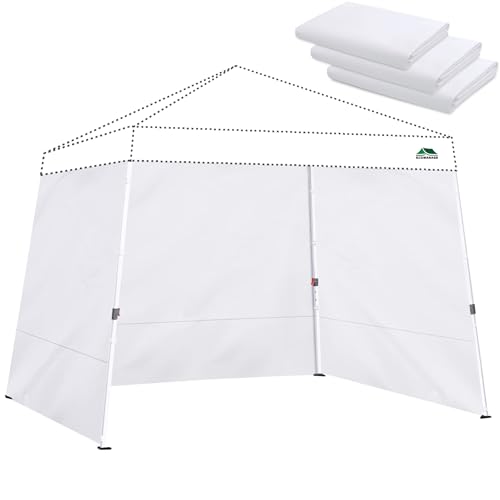 Canopy Sidewalls for 11x11,12x12 Slant Leg Pop Up Tent,3 Pack Sunwalls Only,(White) - color: White, size: 12X12