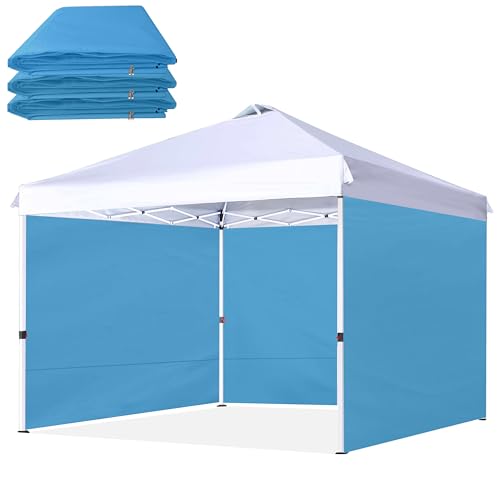 SCOCANOPY SunWall for 12x12 Pop Up Canopy Frame, 3 Pack SideWall Only (Sky Blue) - color: Sky Blue, size: 12X12