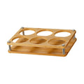 Glass Holder, Wine Drinks Cup Storage Carrier, Drink Cup Storage Holder, Glasses Organizer, L 6 Hole - color: L 6 Hole