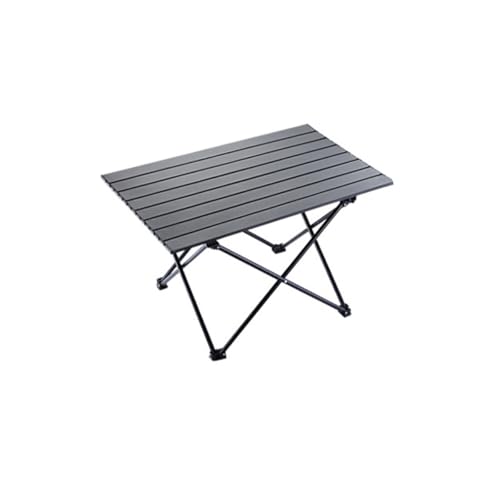 Aluminum Alloy Camping Folding Table - Portable Picnic Desk with Carry Bag, Lightweight Outdoor Dining Set (Black Table (Medium)) - color: Black Table (Medium)