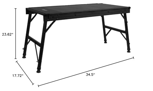 ASMOKE Portable Table System - 3 Unit Modular Outdoor Cooking Station, Compatible with Pellet Grills & Gas/Charcoal Stoves, Compact & Stable Design for Backyard BBQ, Camping