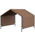 Waterproof Portable Dog Tent Shade Protection Compact Durable Eco-Friendly Foldable Brown Lightweight Easy to Set Up Travel