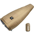OneTigris Featherlite Ultralight Sleeping Quilt, Weighs 35oz, Warm Hammock Topquilt 40 Degree, with Footbox, Perfect for Outback Camping, Hiking, Backpacking and Hammocks - color: Coyote Brown
