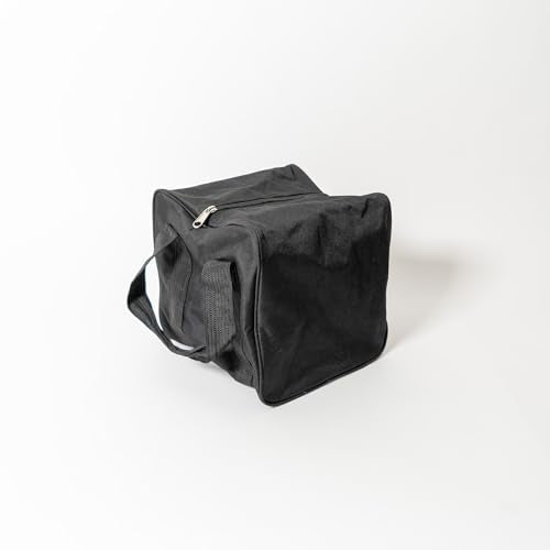 BuyBocceBalls Listing - Unique 73mm Petanque/Bocce Pack - with Mix of 8 Gold/Silver Balls, Black Nylon case, Rule Book and extendable Measuring Device