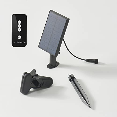 Brightech Ambience Pro Solar Powered Outdoor String Lights, 27ft Remote Control Commercial Grade Waterproof Patio Lights, 12 Edison Bulbs, Shatterproof LED String Lights for Outside - 1W Soft White - style: Bright (1W) Remote Control 27 FT
