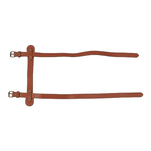 PU Leather Blanket Carry Strap with Adjustable Buckles, Tear Portable Design - Lightweight Carrying Handle, Versatile Use for Camping Picnics and Beaches