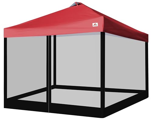 SCOCANOPY Replacement Mesh sidewall for Most 12x12 Canopy Or Gazebo,Tent,(Black Net) - color: Black Net, size: 12X12