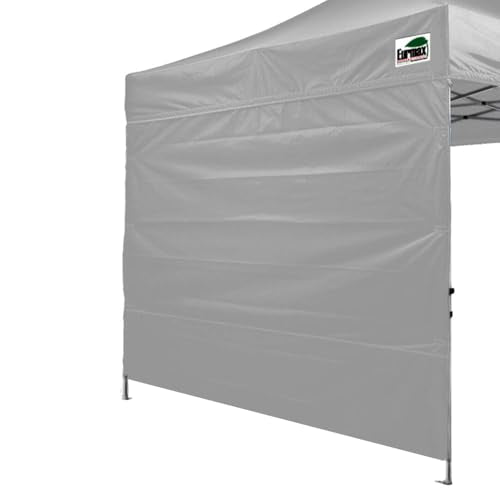 Eurmax USA 10x6.4 Pop Up Canopy SunWall-UV Protection for Tents,Blocks Sunlight&Wind,Water Resistant Side Wall Only,Easy Hook & Loop Installation,Fit for 10FT Straight Leg Shelters&Gazebo,Grey - color: Gray, size: 10x6.4