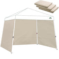 Canopy Sidewalls for 11x11,12x12 Slant Leg Pop Up Tent,3 Pack Sunwalls Only,(Beige) - color: Beige, size: 12X12