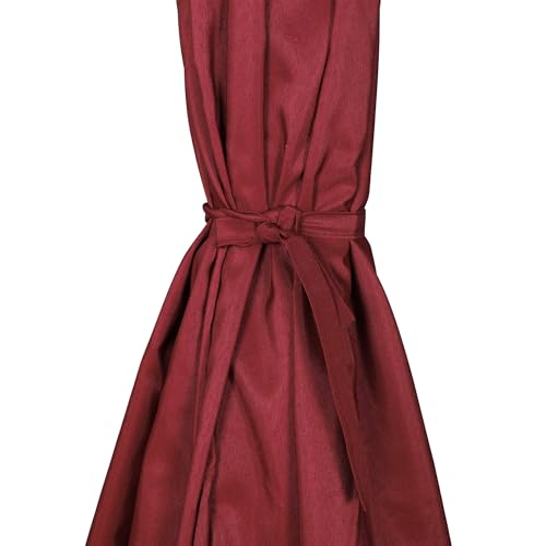 Blissun 9' Outdoor Patio Umbrella, Outdoor Table Umbrella, Yard Umbrella, Market Umbrella with 8 Sturdy Ribs, Push Button Tilt and Crank - color: Burgundy
