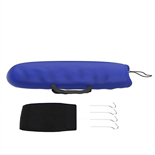 Beach Tent - Sun Shelter for Shade with UV Protection and Water-Resistant Coating for Sports Events and More with Carry Bag by Wakeman Outdoors - color: Turquoise/Blue