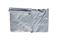6 x 20 Waterproof, Heavy Duty Vinyl Tarp, 16 Mil Gauge - Great for Truck, Equipment, Roof, Construction, Kennel, Hay, and Camping Cover - color: Gray, size: 6x20