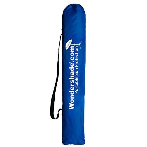 Wondershade Ultimate Portable Sun Shade Umbrella – Lightweight Adjustable Outdoor Patio & Beach Umbrella with Tripod Base (Blue) - color: Royal Blue