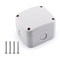 Nineleaf Waterproof Junction Box,IP66 Weatherproof Electrical Project Boxes,3.3 x 2.8 x 2.3 inch,Universal PVC/ABS Plastic Project Enclosure Box,White - color: White, size: 86x74x62mm