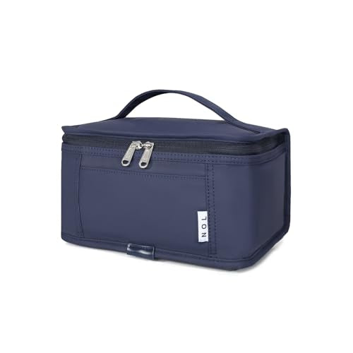 NOL Mini Insulated Lunch Bag for Women Men Kids | Small Leakproof Reusable Lunch Tote | Fits 6 Cans 330ml | Thermal Cooler for Work School Picnic Camping, Navy blue - color: Navy Blue, size: Medium(5 Liters)