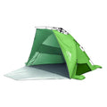 Three Bears Pop Up Beach Tent Sun Shade Shelter for 3-4 Person, UPF 50＋ UV Protection, Lightweight & Easy Setup Beach Shade Canopy, Portable Beach Shade Tent Beach Cabana (Green) - color: Green