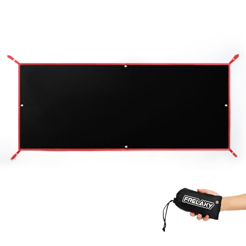 Frelaxy Tent Footprint, Waterproof Camping Tarp, Durable Tent Floor to Elevate Your Camping, Hiking, Backpacking, Hammock, Beach Experience - color: Black, size: 1 Person—33'' x 80''