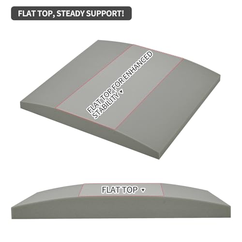 Couch Cushion Support High Density Foam 24X24X2.4 Inches Sofa Couch Supports for Sagging Cushions Light Grey 1Pc with Anti Slip Mesh Fabric - size: Deeper| 24x24 1P