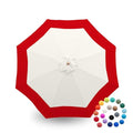 Formosa Covers - 9ft Market Patio Umbrella Replacement Canopy - 8 Ribs Top Canvas - 300D UV Protective and Water Resistant Umbrella Fabric - Premium Quality Replacement Canopy Cover ONLY (Duet Red) - color: Duet Red