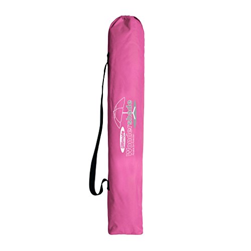 Wondershade Ultimate Portable Sun Shade Umbrella – Lightweight Adjustable Outdoor Patio & Beach Umbrella with Tripod Base (Pink) - color: Pink