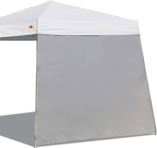 ABCCANOPY Slant Leg Canopy SunWall, 1 Pack Sidewall Only, Gray - color: Gray