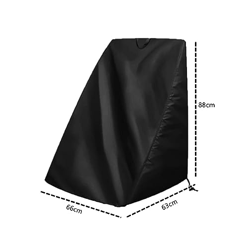 Hose Reel Cover Hose Reel Cart Cover Portable with Drawstring Spare Outdoor Oxford Cloth Hose Cart Protector Garden Hose Reel Cover for Home, Black - color: Black
