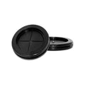 Flyshop 4-Pack Round Double-Sided Black 40 mm 1-9/16" Rubber Grommet, 35 mm 1-3/8" ID, Hole Grommet Synthetic Rubber Grommets Wire Protection - size: 1-9/16" (40mm) Drill Hole