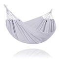 SUNCREAT Medium Size Tree Hammocks for Outside, Patio Hammock Without Stand, Light Gray - color: Light Gray, size: Medium