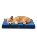 Orthopedic Dog Beds for Medium Dogs, Washable Pet Bed Mat with Removable Cover, Waterproof Egg Crate Foam Puppy Bed Anti Slip, 30" x 20", NOT for Chewers - size: 30"L x 20"W x 3"Th