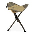 Black Sierra Folding Hunting Stool w/Shoulder Strap Supports 225 lbs, Lightweight Collapsible Tripod Seat, Foldable Steel Frame Chair Perfect for Hunting Blind, Fishing, Hiking, Travel - color: Tan 2