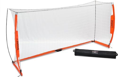 Bownet Portable Folding Soccer Goal – Pop Up Backyard & Training Soccer Net for Indoor or Outdoor – Easy Setup with Carry Bag - size: 5 x 10 Feet
