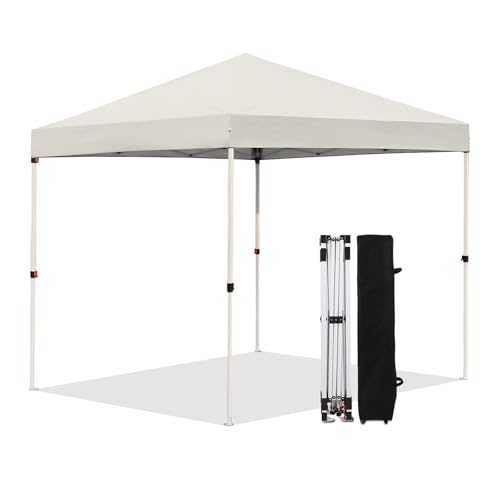 Northroad 8X8 FT Pop Up Canopy, Outdoor Instant Canopy Tent w/Carrying Bag, Portable Gazebo Shelter for Wedding Party,Commercial Event,Patio,Garden,Beach -White - color: White, size: 8x8