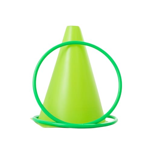 Generic 30 pcs Carnival Games Set Plastic Colorful Cones Ring Toss Combo Set Outdoor Carnival Games for Kids Adults Birthday Party Outdoor Throwing Games