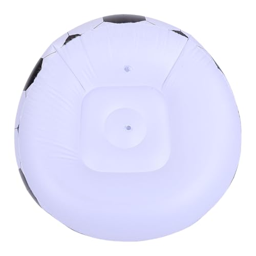TOPINCN Inflatable Bean Bag Chair, Outdoor Blow up Chair Inflatable Lazy Sofa Soccer Design Inflatable Couch, PVC Football Sofa Portable Lounger for Living Room Bedroom Travel