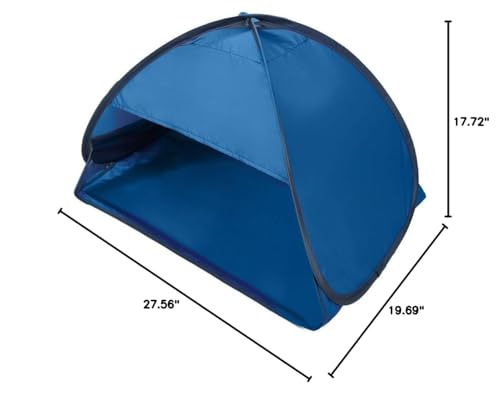 Beach Sun Shelter,Instant Sun Protection Canopy with Zippered,Beach Lounge Chair Boat,Anti-UV Mini Automatic Shade Tent Canopy for Outdoor Picnic Beach Camping - size: Medium