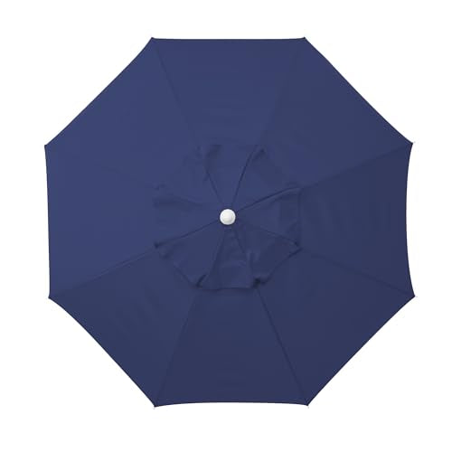 PICNIC TIME 5.5 Ft Portable Beach Umbrella, Lightweight UV Protection Sunshade with Tilt Pole & Carry Bag, Outdoor Canopy Umbrella for Beach, Sand, Pool, Patio, Camping, Travel, or Backyard Shade, (Navy Blue) - color: Navy Blue