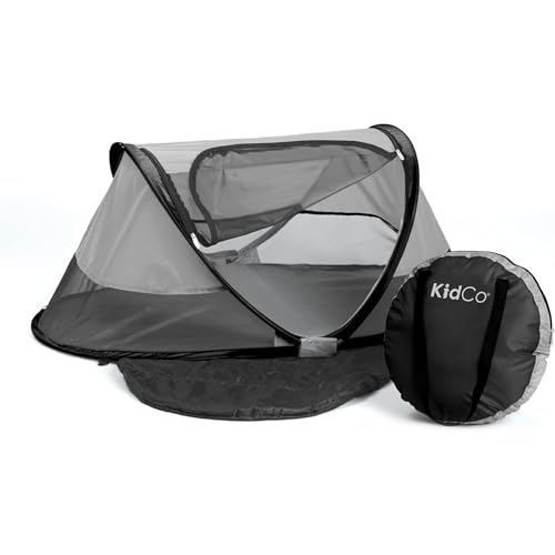 KidCo - Peapod Portable Foldable Mesh Toddler Travel Tent & Storage Bag, Play Tent, Ages 6 Months - 3 Years (Midnight) - style: Small - Midnight