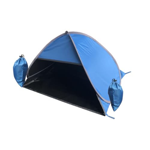 Fixable Small Pop Up Beach Tent Included Two Sand Bags,Mini Head Beach Tent Sun Shelter,Instant Dog Beach Shade for Puppy or Other Small Pets