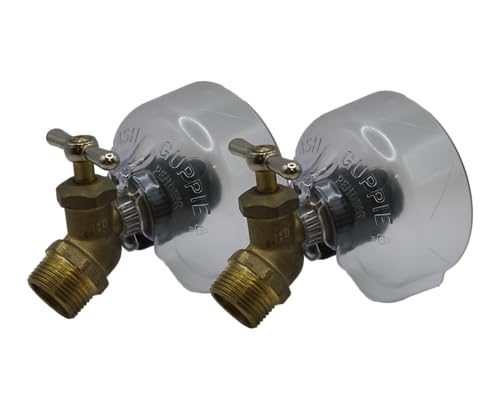 2pk, Crystal Clear, The Original Hose Bibb Cover for Anti-Siphon Vacuum Breaker and Leaky Hoses - color: Crystal Clear