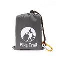 Pike Trail - Outdoor Pocket Blanket - Lightweight, Durable and Waterproof Blanket - Beach, Hiking, Picnic and Camping Essentials - 60” x 56” - Gray - color: Grey/Orange