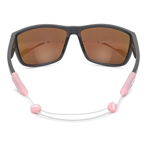 Pilotfish No Tail Adjustable Eyewear Retainer Cable Strap: Sunglasses, Eyeglasses, Glasses (14 Inch, Pink Flamingo) - color: Pink Flamingo, size: 14 Inch