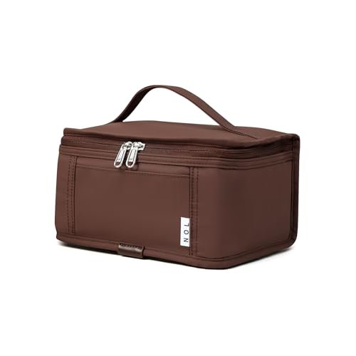 NOL Natural Organic Lifestyle Small Lunch Bag Mini Lunch Box Insulated Lunch Bag for Men/Women Leakproof Cooler Tote Bag Lightweight Nylon Waterproof Lunch Box For Work, Coffee - color: Coffee, size: Medium(5 Liters)