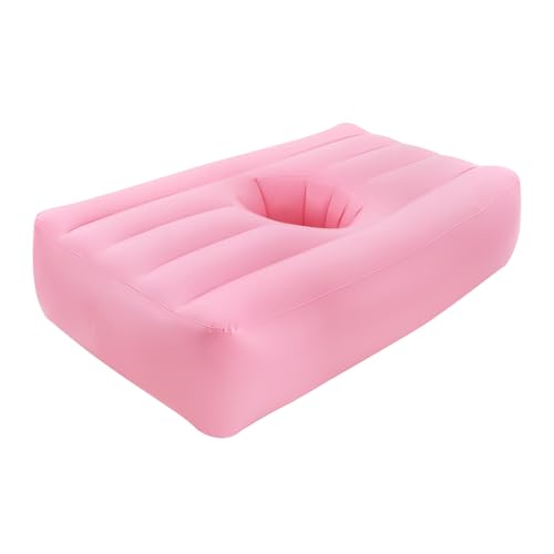 BBL Bed After Surgery for Sleeping, Inflatable Mattress with Hole, Brazilian Butt Lift Recovery Pillow Post Surgery, Air Mattress Sofa Couch for Home, Post-Operative Recovery Beds - color: Pink