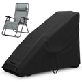 STARTWO Zero Gravity Chair Cover Outdoor Waterproof Folding Lounge Armchair Cover for Zero Gravity Chair with Storage Bag, Black