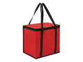 JoEzzy Insulated Bags – Large Thermal Food Delivery Bag & Reusable Shopping Tote – Heavy Duty Cooler Bag for Catering, Picnics, Beach, & Office Lunch – Collapsible, Stands Upright, Red - color: 1-Pack (Bag)