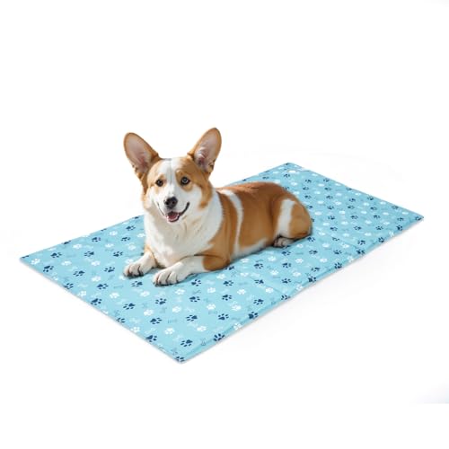 Ownpets Dog Cooling Mat, Large 39 x 23 Inch Thick and Waterproof Cooling Pad for Summer, Water-Filled Pet Mat for Large Dogs, Leakproof Design for Crate, Bed, Sofa, Floor and Car Seat - size: Large